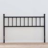 Twin size Modern Farmhouse Style Black Metal Headboard