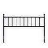 Twin size Modern Farmhouse Style Black Metal Headboard