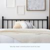 Twin size Modern Farmhouse Style Black Metal Headboard