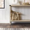 Industrial Farmhouse Entryway Table / Sofa Table in White Oak Wood Finish