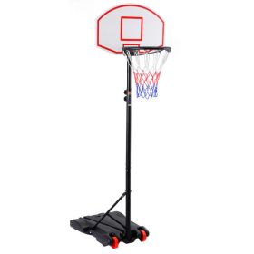 Adjustable Basketball Hoop System Stand with Wheels